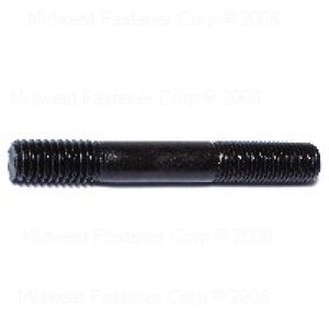Midwest Fastener 3/8-16 x 3/8-32 x 2-3/4 in. Automotive Studimage