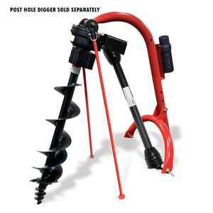 Post Hole Digger Control Rod and Support Stand Kitimage