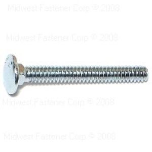 Midwest Fastener 3/16 in.-24 x 1-1/2 in. Carriage Boltimage