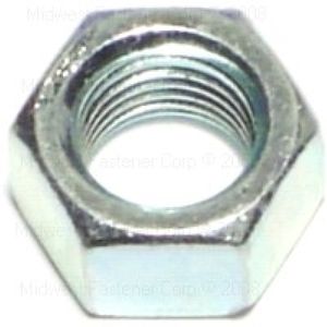Midwest Fastener 3/8 in.-24 Left Hand Hex Nut, 12-Packimage