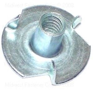 Midwest Fastener 6-32 x 1/4 in. Pronged T-Nutimage