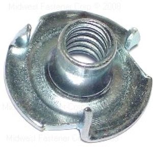 Midwest Fastener 1/4 in.-20 x 5/16 in. Pronged T-Nutimage