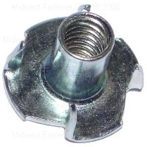 Midwest Fastener 1/4-20 x 7/16 in. Pronged T-Nutimage
