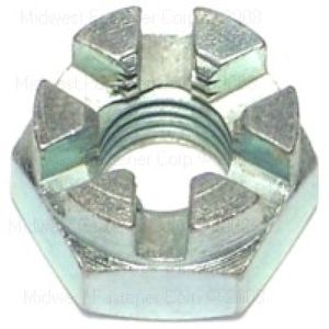 Midwest Fastener 1/4 in.-28 Castle Hex Nutimage