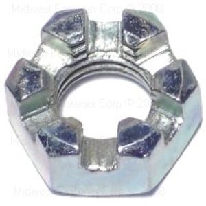 Midwest Fastener 5/16 in.-24 Fine Castle Hex Nutimage