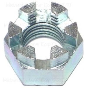 Midwest Fastener 3/8 in.-24 Fine Castle Hex Nutimage