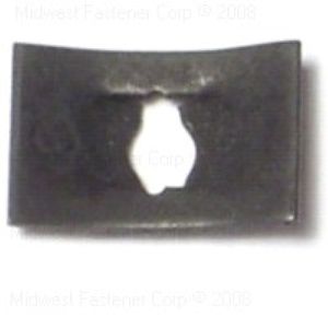 Midwest Fastener 4-40 Flat Speed Nut, 12-Packimage
