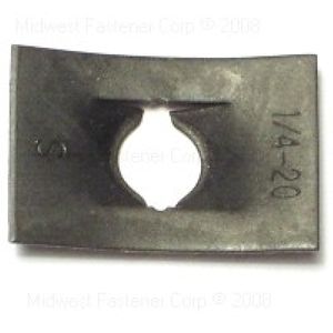 Midwest Fastener 1/4 in.-20 Flat Speed Nutimage