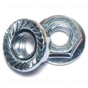 Midwest Fastener 1/4 in.-20 Serrated Lock Nutimage