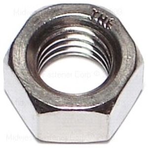 Midwest Fastener 1/2-13 in. Stainless Steel Coarse Hex Nut, 12-Packimage