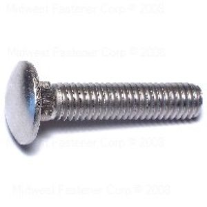 Midwest Fastener 3/8 in.-16 x 1-3/4 in. Stainless Steel Carriage Boltimage
