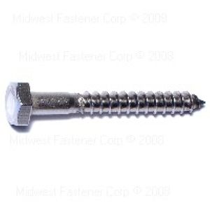 Midwest Fastener 1/4 in. x 2 in. Hex Lag Screwimage