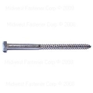Midwest Fastener 1/4 in. x 4 in. Hex Lag Screwimage