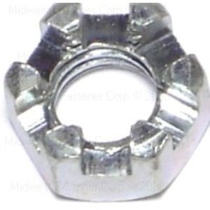 Midwest Fastener 3/8 in.-16 Slotted Hex Nut, 12-Packimage