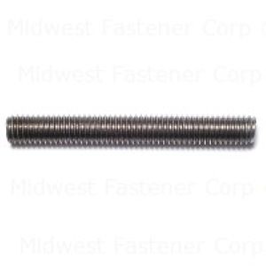 Midwest Fastener 3/8 in.-16 x 3 in. Stainless Steel Threaded Rodimage