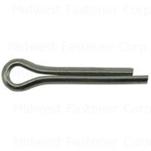 Midwest Fastener 1/4 in. x 1-1/4 in. Spring Steel Cotter Pin, 10-Packimage