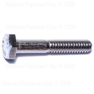 Midwest Fastener 1/4 in.-20 x 1-1/2 in. Stainless Steel Hex Cap Screw, 12-Packimage
