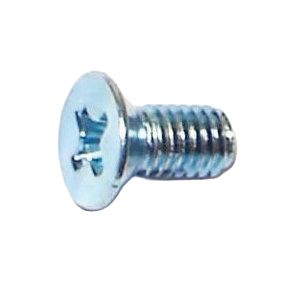 Midwest Fastener M4-0.7 x 8 mm Flat Head Phillips Machine Screw, 12-Packimage