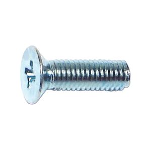 Midwest Fastener M5-0.8 x 16 mm Phillips Flat Head Machine Screw, 12-Packimage