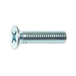 Midwest Fastener M6-1.00 x 25 mm Phillips Flat Head Machine Screwimage