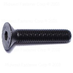 Midwest Fastener M8-1.25 x 40 mm Flat Head Socket Screw, 6-Packimage