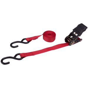 Bell Link 1 in. x 14 ft. Ratchet Tie-Down with S-Hooksimage
