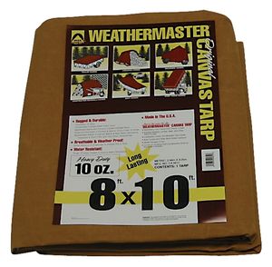 Dize 8 ft. x 10 ft. 10 oz. Canvas Tarpimage