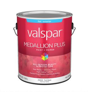 Valspar 1 gal. Medallion Plus 2500 Series Flat Exterior Paint and Primer Tint Baseimage