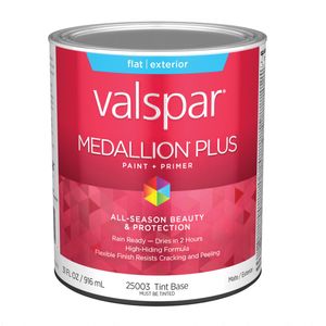 Valspar 1 qt. Medallion Plus Flat Exterior Paint and Primerimage
