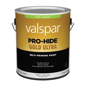 Valspar 1 gal. Satin Clear Exterior Self-Priming Paintimage