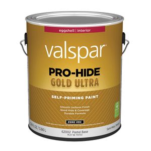Valspar 1 gal. Pro-Hide Gold Ultra Eggshell Pastel Base Interior Self-Priming Paintimage