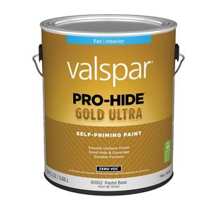 Valspar 1 gal. Pro-Hide Gold Ultra Flat Pastel Interior Self-Priming Paintimage