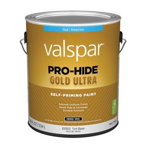Valspar 1 gal. Pro-Hide Gold Ultra Flat Interior Self-Priming Paintimage