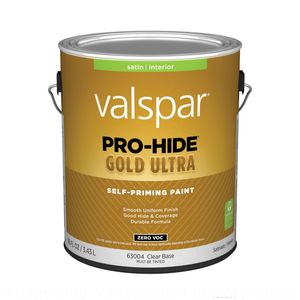 Valspar 1 gal. Pro-Hide Gold Ultra Satin Clear Interior Self-Priming Paintimage