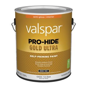 Valspar 1 gal. Pro-Hide Gold Ultra Semi-Gloss Interior Self-Priming Paintimage