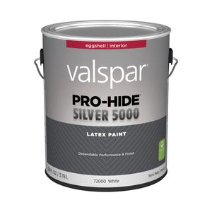 Valspar 1 gal. Pro-Hide Silver 5000 Eggshell White Interior Paintimage