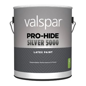 Valspar 1 gal. Pro-Hide Silver 5000 Semi-Gloss Clear Interior Latex Paintimage