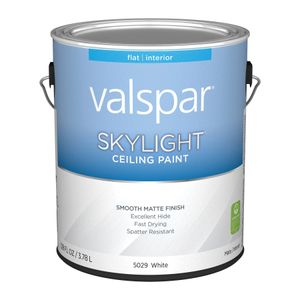 Valspar 1 gal. Skylight Flat White Latex Ceiling Paintimage