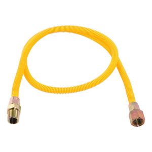 Eastman 1/2 in. x 3/8 in. x 48 in. Stainless Steel Gas Connectorimage