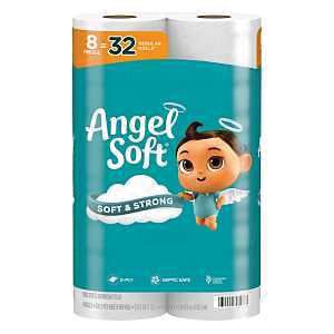 Angel Soft 2218402 2-Ply Toilet Paper Rollimage