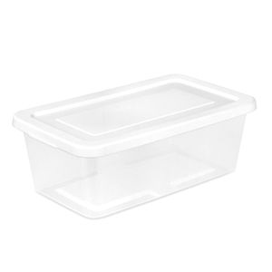 Sterilite 6 Quart Clear Storage Boximage