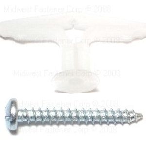 Midwest Fastener 5/8 in. to 3/4 in. Plastic Toggles and Screwsimage