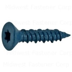 Midwest Fastener 1/4 in. x 1-1/4 in. Flat Head Masonry Screwimage