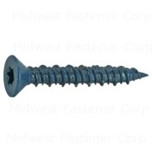 Midwest Fastener 1/4 in. x 1-3/4 in. Flat Head Masonry Screwimage