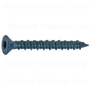 Midwest Fastener 1/4 in. x 2-1/4 in. Flat Head Masonry Screwimage