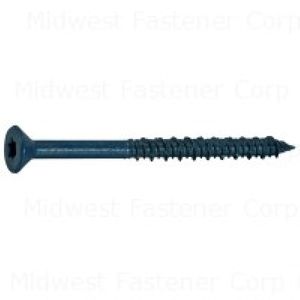 Midwest Fastener 1/4 in. x 3-1/4 in. Flat Head Masonry Screwimage