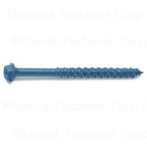 Midwest Fastener 3/16 in. x 2-3/4 in. Star Hex Head Masonry Screwimage