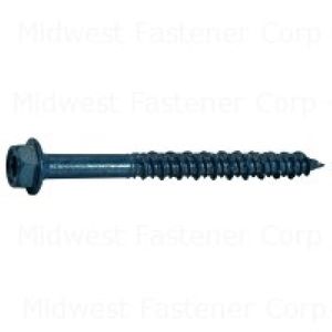Midwest Fastener 1/4 in. x 2-3/4 in. Star Hex Head Masonry Screwimage