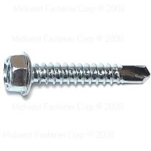 Midwest Fastener #12 x 1-1/4 in. Hex Washer Head Self-Drilling Screwimage