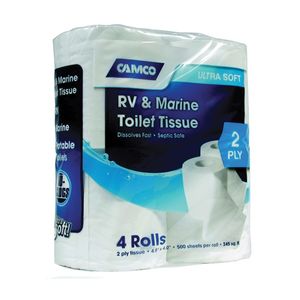 Camco 4-Pack 2-Ply RV & Marine Toilet Tissueimage